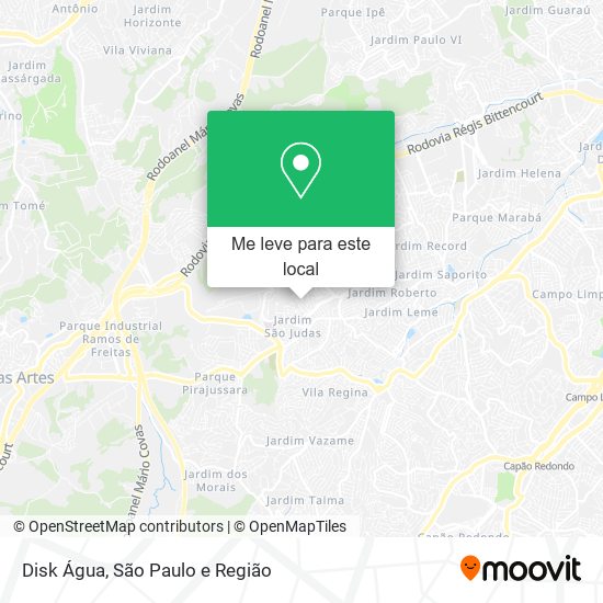 Disk Água mapa