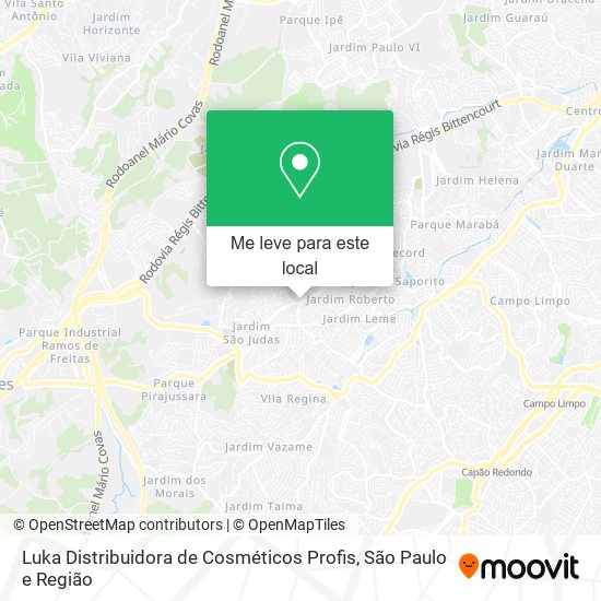 Luka Distribuidora de Cosméticos Profis mapa