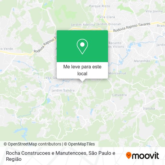 Rocha Construcoes e Manutencoes mapa