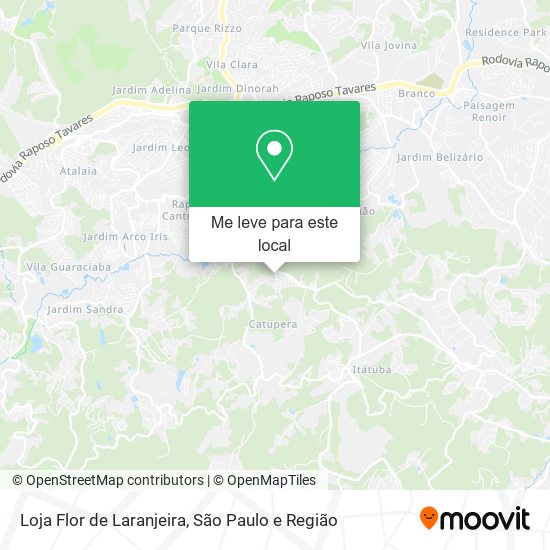 Loja Flor de Laranjeira mapa