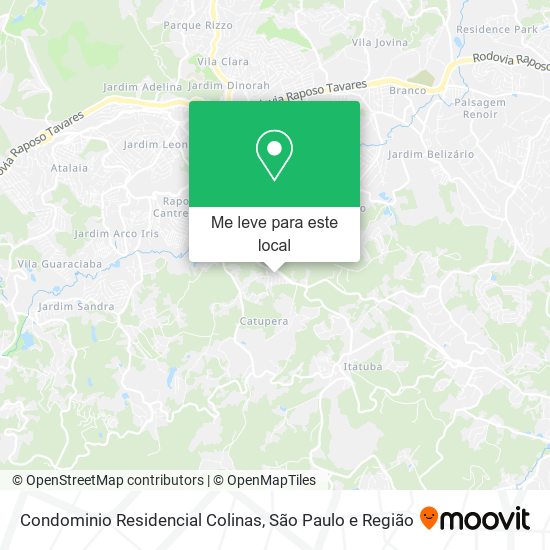 Condominio Residencial Colinas mapa