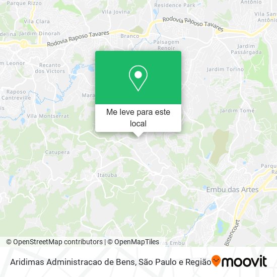 Aridimas Administracao de Bens mapa
