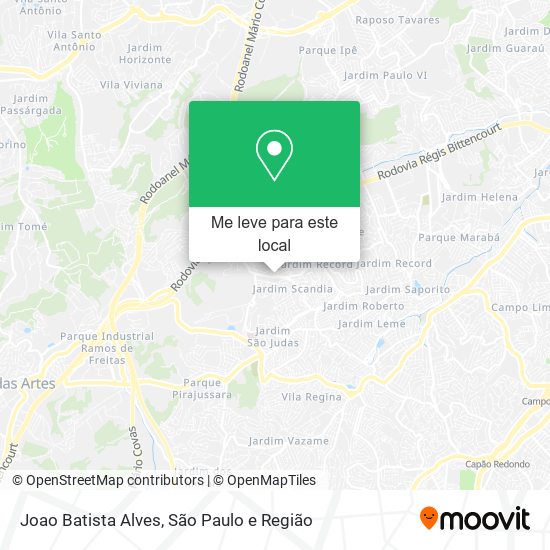 Joao Batista Alves mapa