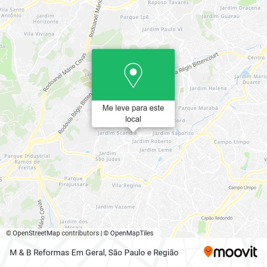 M & B Reformas Em Geral mapa