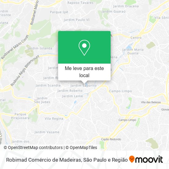 Robimad Comércio de Madeiras mapa