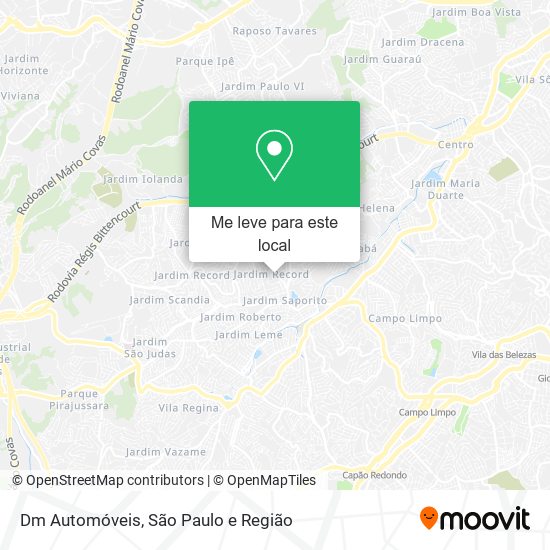 Dm Automóveis mapa