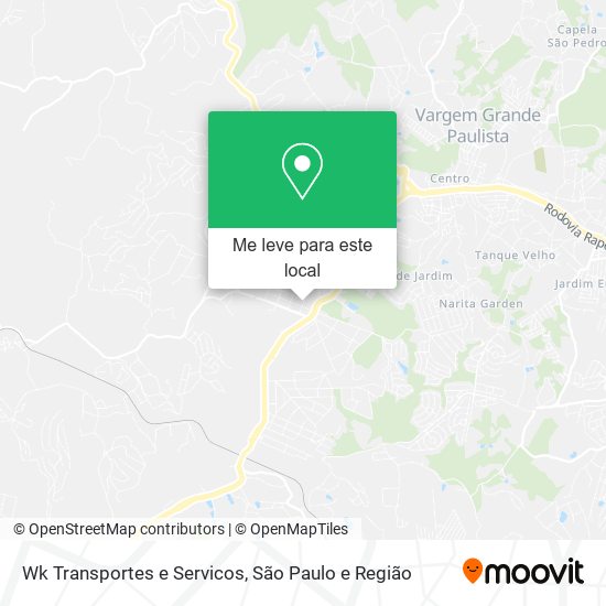 Wk Transportes e Servicos mapa