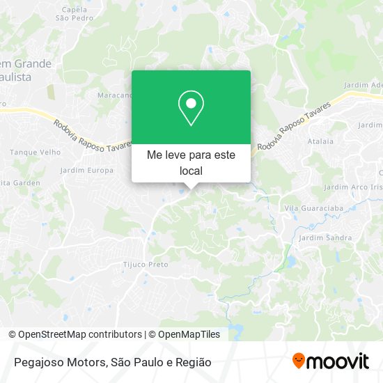 Pegajoso Motors mapa