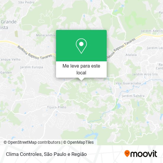Clima Controles mapa