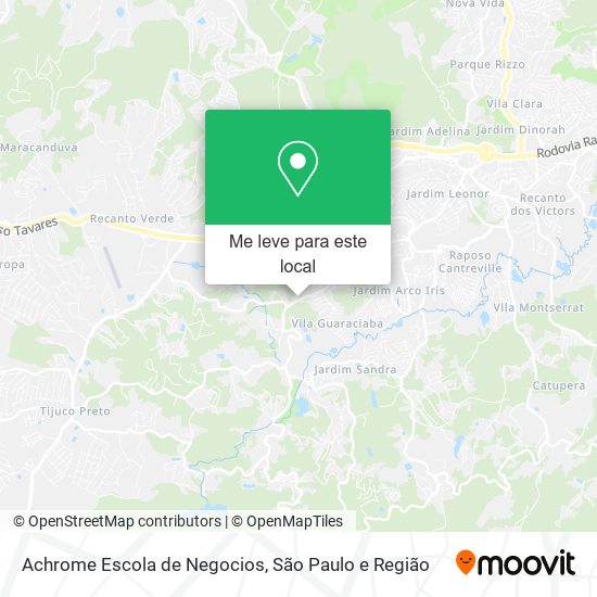 Achrome Escola de Negocios mapa