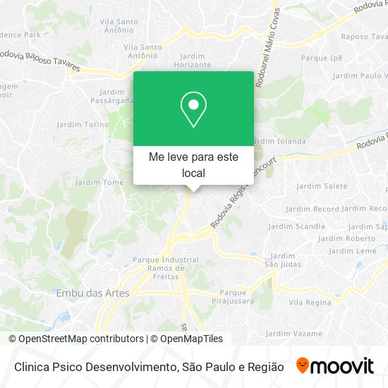 Clinica Psico Desenvolvimento mapa