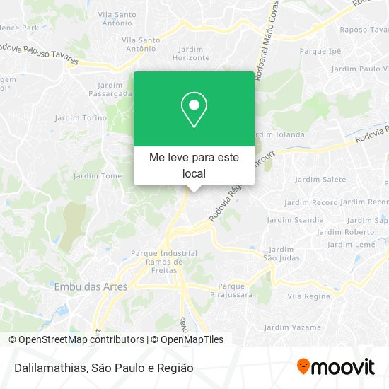 Dalilamathias mapa