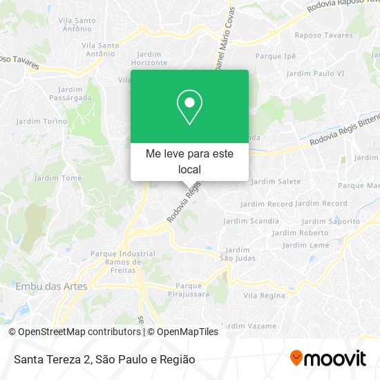 Santa Tereza 2 mapa