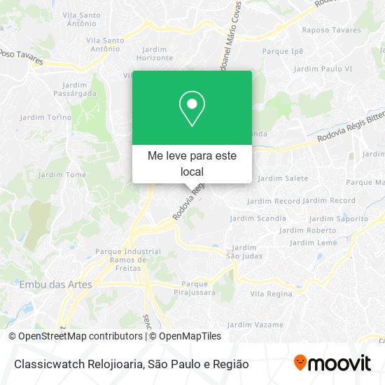 Classicwatch Relojioaria mapa