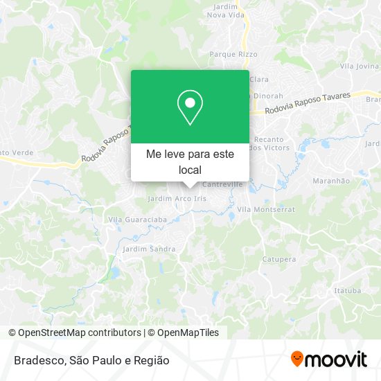 Bradesco mapa