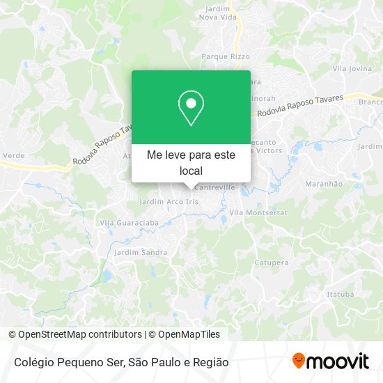 Colégio Pequeno Ser mapa