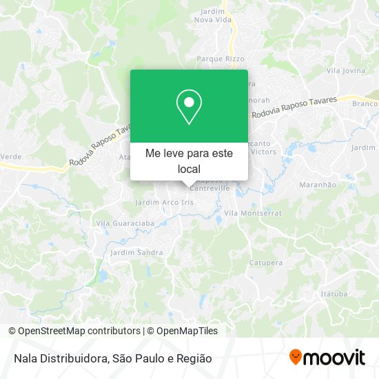 Nala Distribuidora mapa