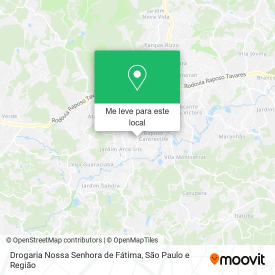 Drogaria Nossa Senhora de Fátima mapa