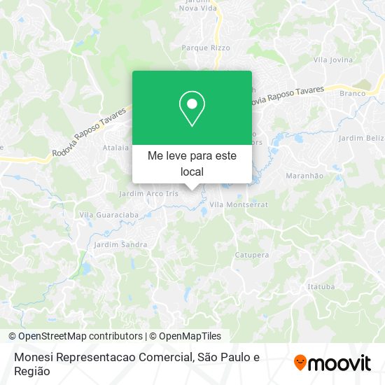 Monesi Representacao Comercial mapa