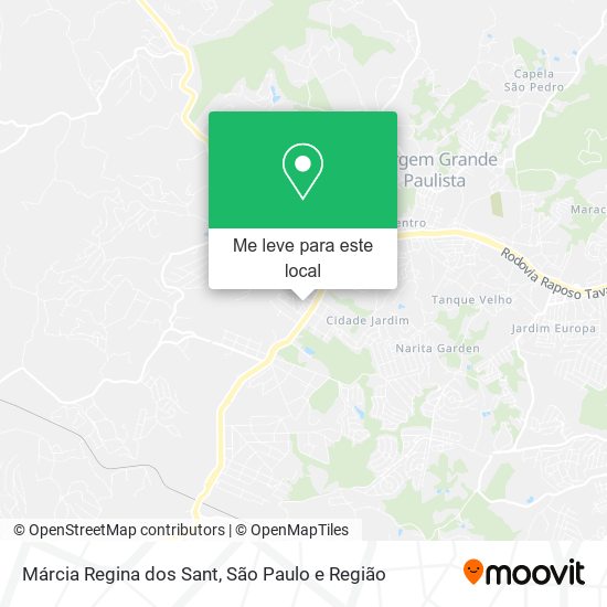 Márcia Regina dos Sant mapa