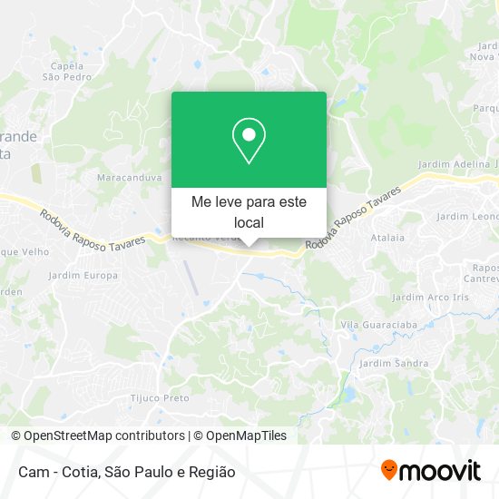 Cam - Cotia mapa