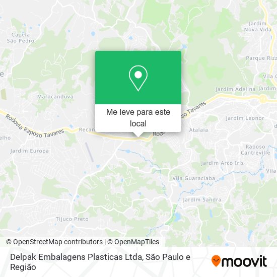 Delpak Embalagens Plasticas Ltda mapa