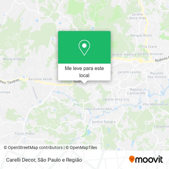 Carelli Decor mapa