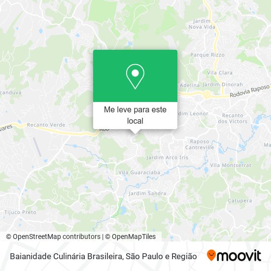 Baianidade Culinária Brasileira mapa
