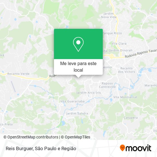 Reis Burguer mapa