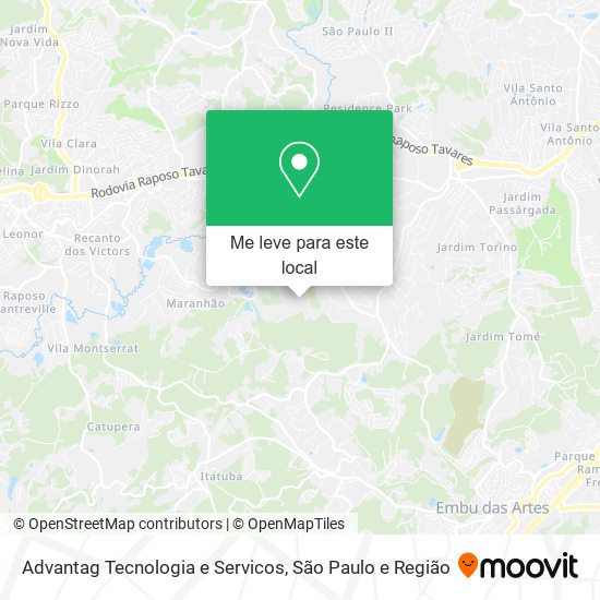 Advantag Tecnologia e Servicos mapa