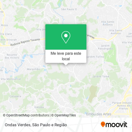 Ondas Verdes mapa