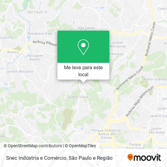 Snec Indústria e Comércio mapa
