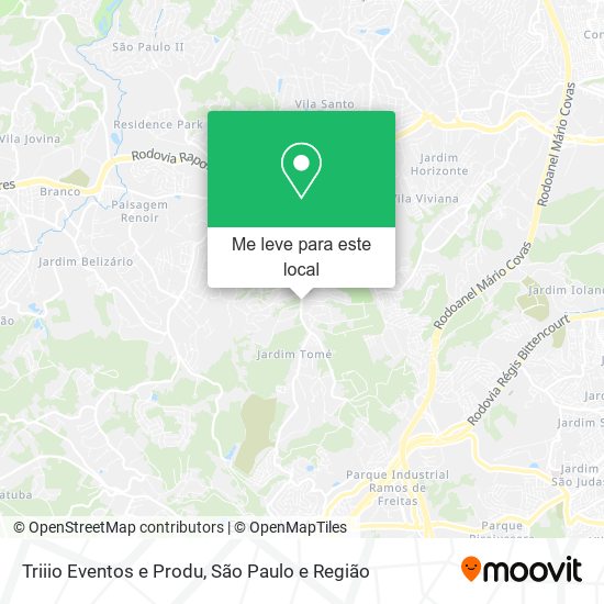 Triiio Eventos e Produ mapa