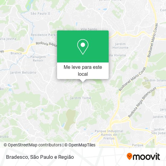 Bradesco mapa