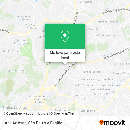 Ana Artesan mapa
