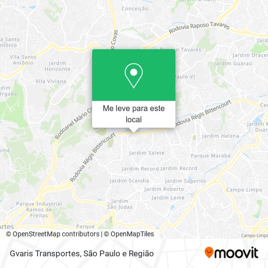 Gvaris Transportes mapa