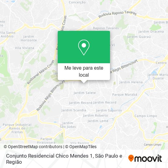 Conjunto Residencial Chico Mendes 1 mapa