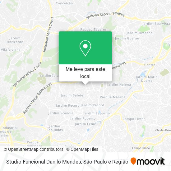 Studio Funcional Danilo Mendes mapa