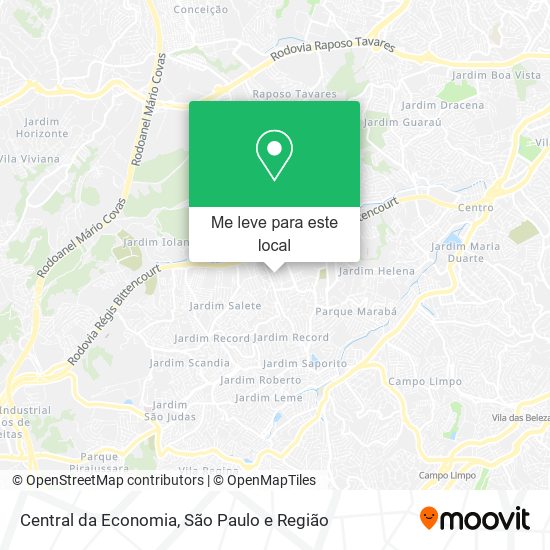 Central da Economia mapa