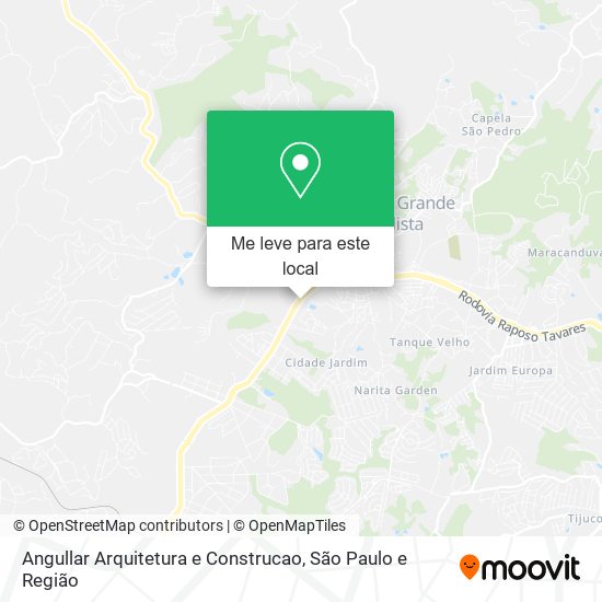 Angullar Arquitetura e Construcao mapa