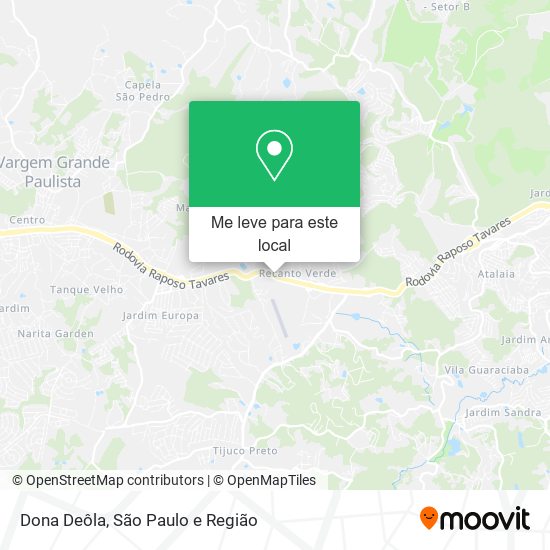 Dona Deôla mapa