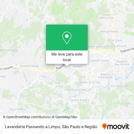 Lavanderia Passando a Limpo mapa