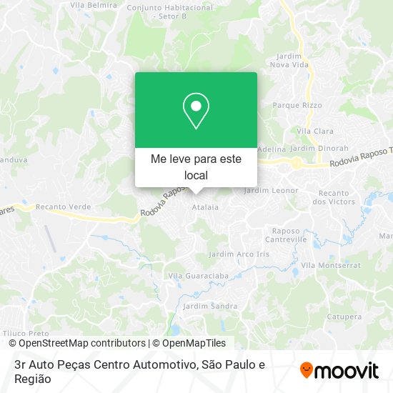 3r Auto Peças Centro Automotivo mapa