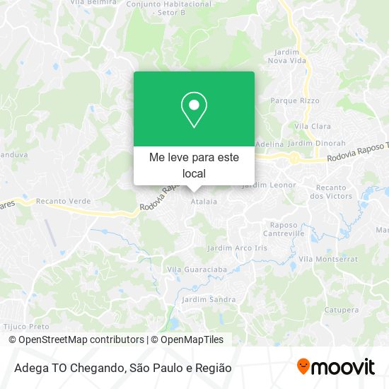 Adega TO Chegando mapa