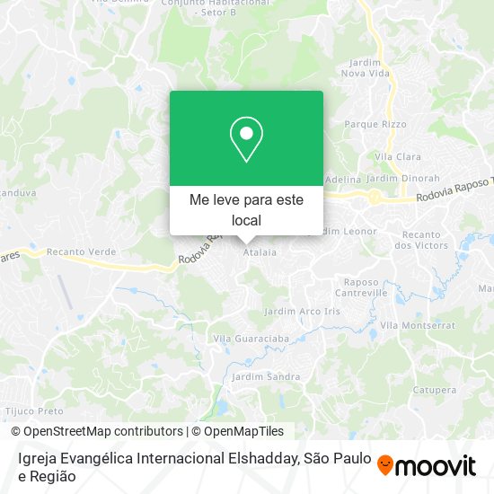 Igreja Evangélica Internacional Elshadday mapa