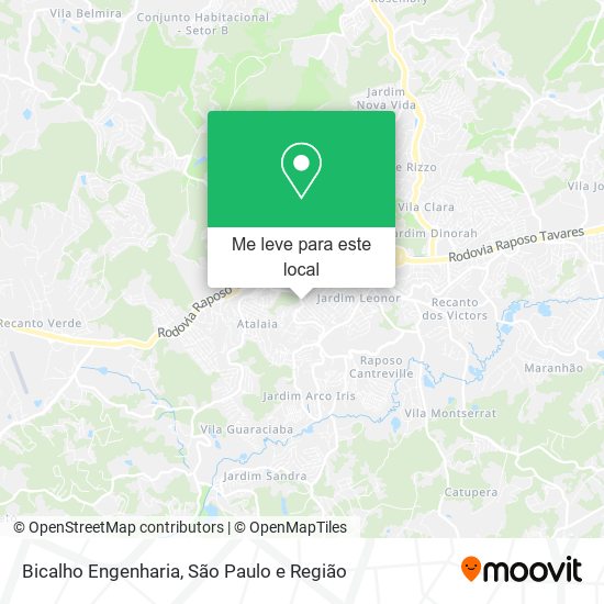 Bicalho Engenharia mapa