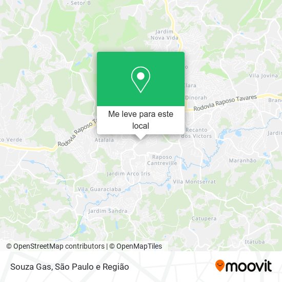 Souza Gas mapa