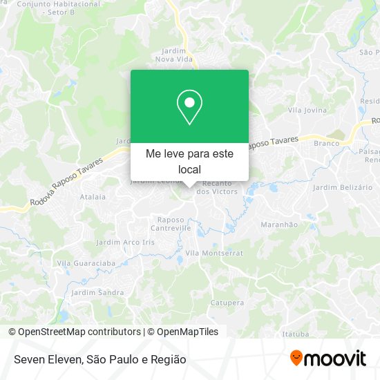 Seven Eleven mapa