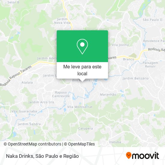 Naka Drinks mapa