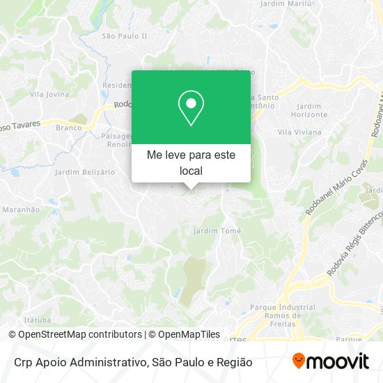 Crp Apoio Administrativo mapa